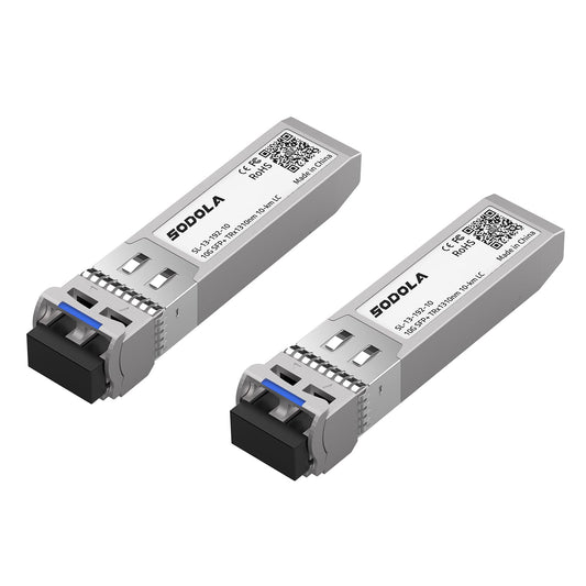 10G SFP LR Singlemode Module, 1310nm SMF, up to 10km, 10GBase-LR SFP+ Transceiver Compatible for Cisco SFP-10G-LR, Ubiquiti UniFi UF-SM-10G