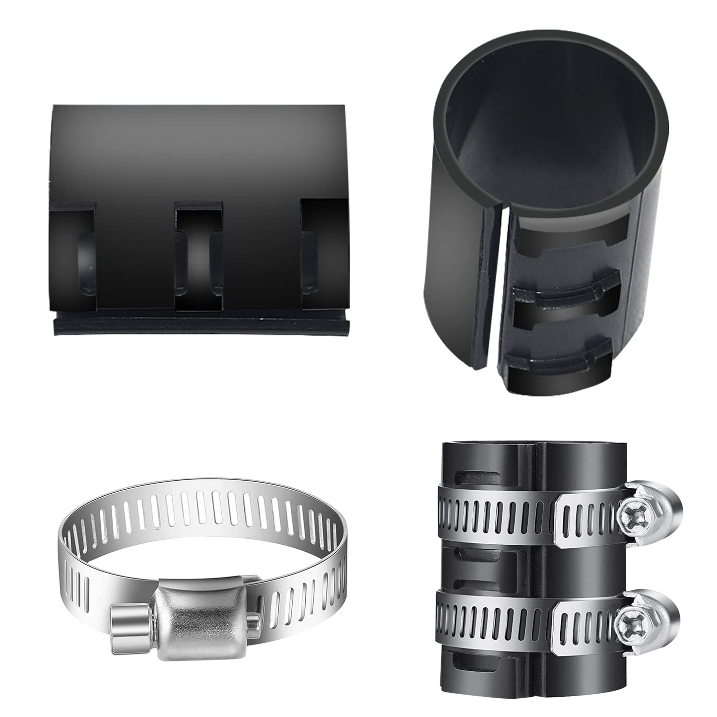 9PCS Stop Sinking Office Chair Drop Stopper Fixing a Sinking Office Chair Cylinder Alternatives Gas Lift Hose Clamps Stainless Steel Fix Sinking
