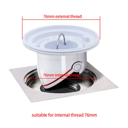 OemClima One way drain plug shower sewer backflow preventer floor drain deodorant anti odor floor drain insert anti insect 2pcs