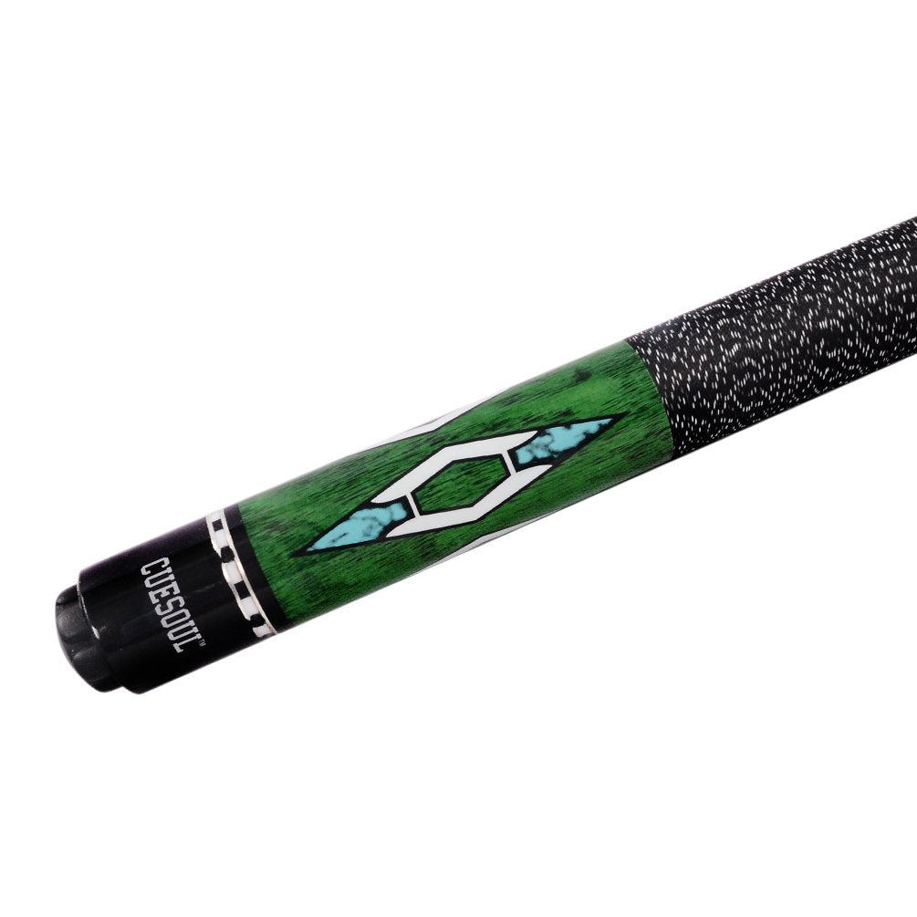 CUESOUL 58 Inch Hardwood Canadian Pool Cue 19-21oz Billiard Cue Stick with Irish Wrap (CSPC016)