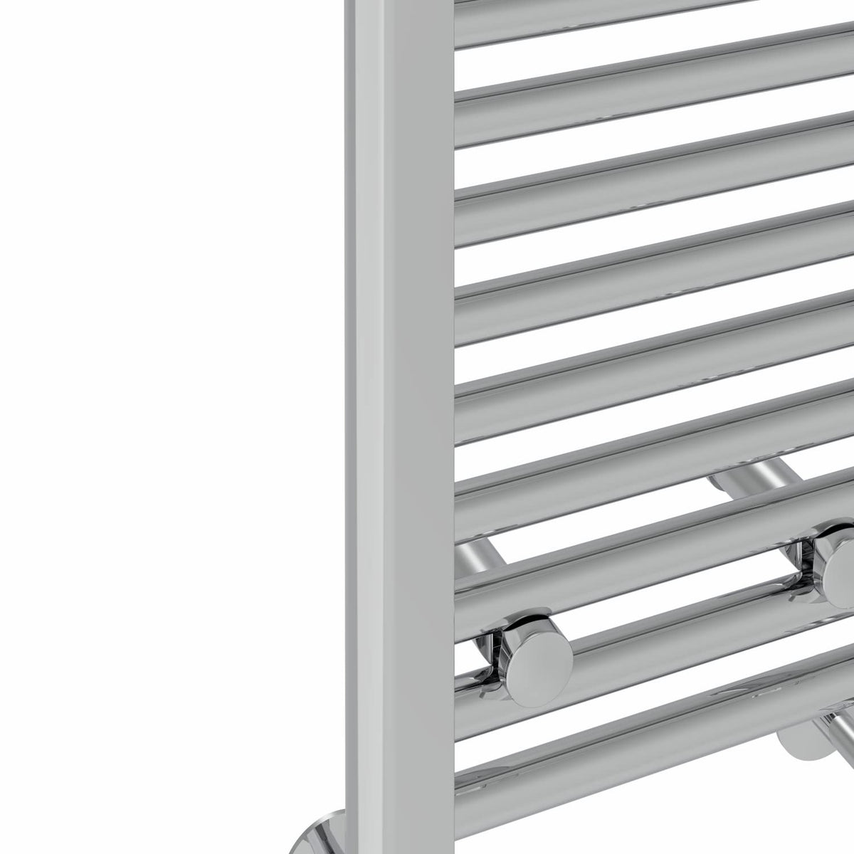 NRG Chrome Heated Towel Rail Straight Designer Radiator, 1200×400mm