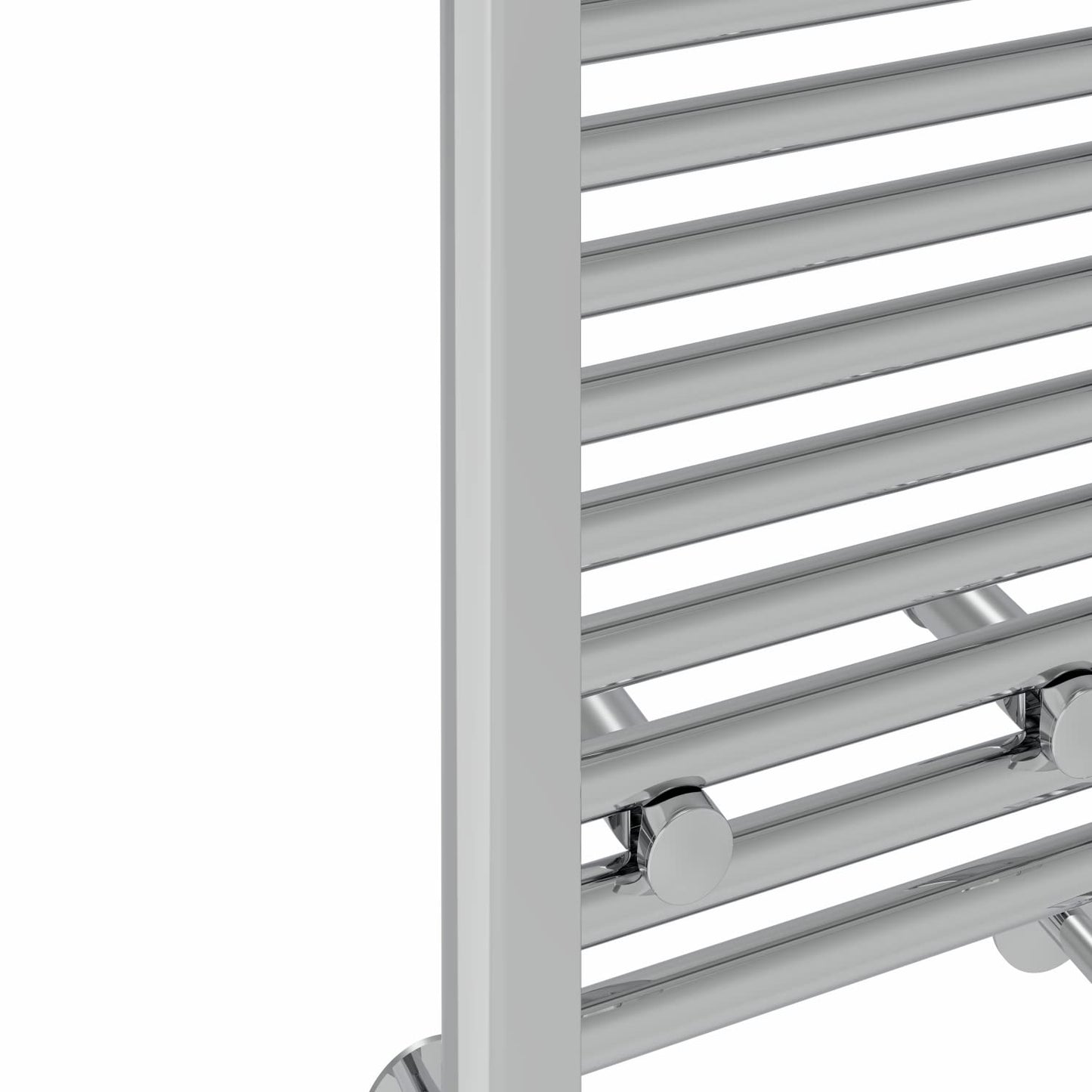 NRG Chrome Heated Towel Rail Straight Designer Radiator, 1200×500mm