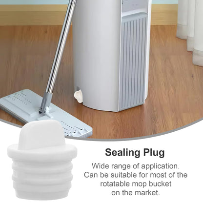 Amosfun 2Pcs Mop Bucket Stopper Plugs Rubber Drain Outlet Sealing Small Leakproof Replacement Accessories 0.98X0.79X0.79In for Cleaning Buckets