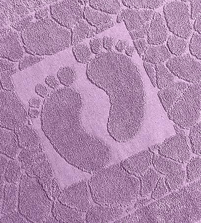 OG-ER OGER Bath Mat Set, 2 Pieces, Terry Cloth Shower Mat, Washable Shower Mat & Bath Mat, 600 g/m² & 100% Cotton, Absorbent & Quick Drying