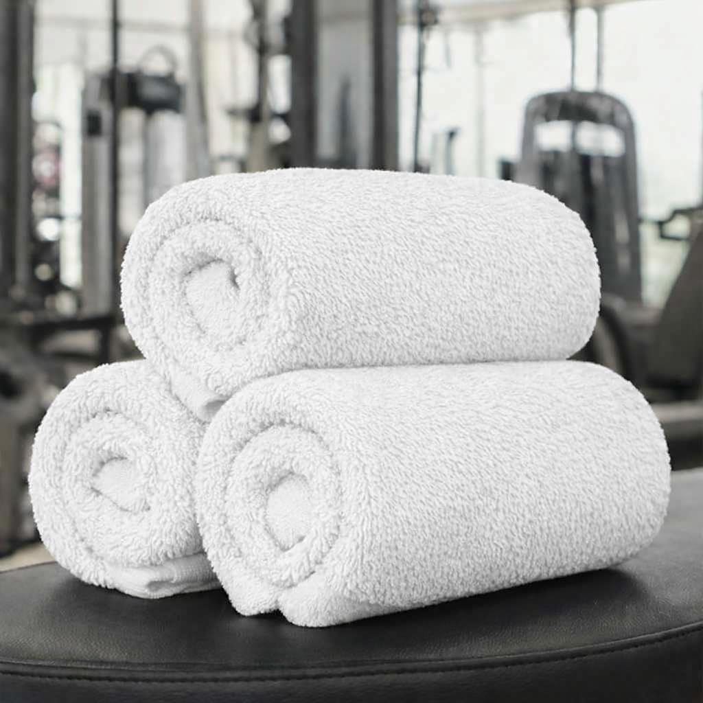 Symphony Flannel Face Cloth Ultra Gentle Face Towels for Sensitive Skin-Reusable Facial Cleansing Washcloths for Unisex Adult Spa Gym Sport Beauty