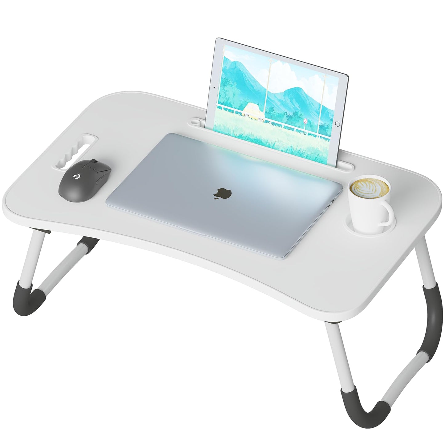 Multi - Function Bed Table & Laptop Stand for Bed - Ideal for Comfortable Laptop Use in Sofa