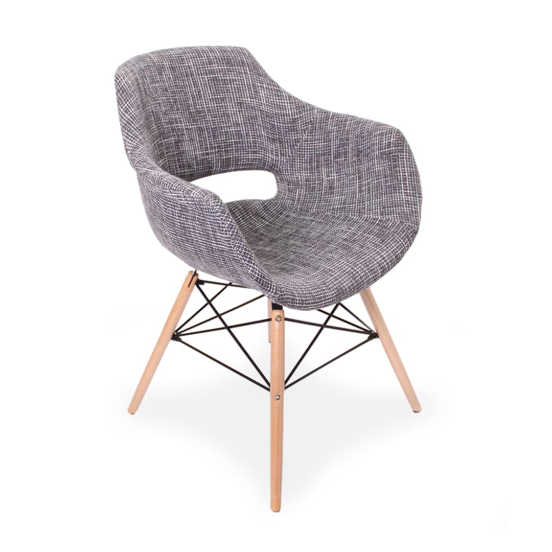 Life Interiors: Olivia Fabric Chair | Dining Chair | Upholstered | Fabric | Round Tub Chair | Modern Fabric Chair | Lounge, Kitchen, Dining, Caf?,