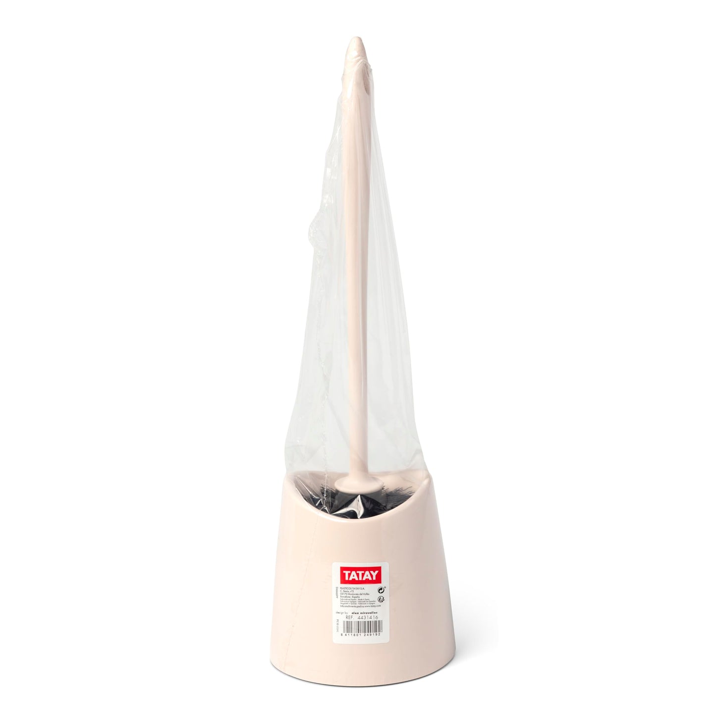 TATAY Toilet Brush | Durable Materials | Modern Design | Fixed and Long-Lasting Brush for Great Hygiene | Bathroom Toilet Brushes | Made in Spain