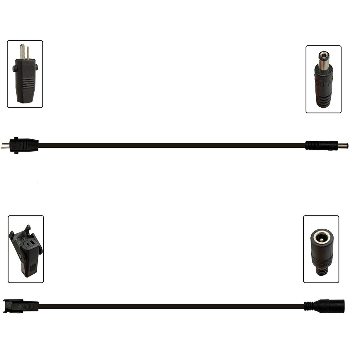 STAIGO DC to Flat-Round Pin Transformer Cable Used for Electric Recliner Lift Chair Sofa Transformer Power Supply Recliner Battery Transform Cable