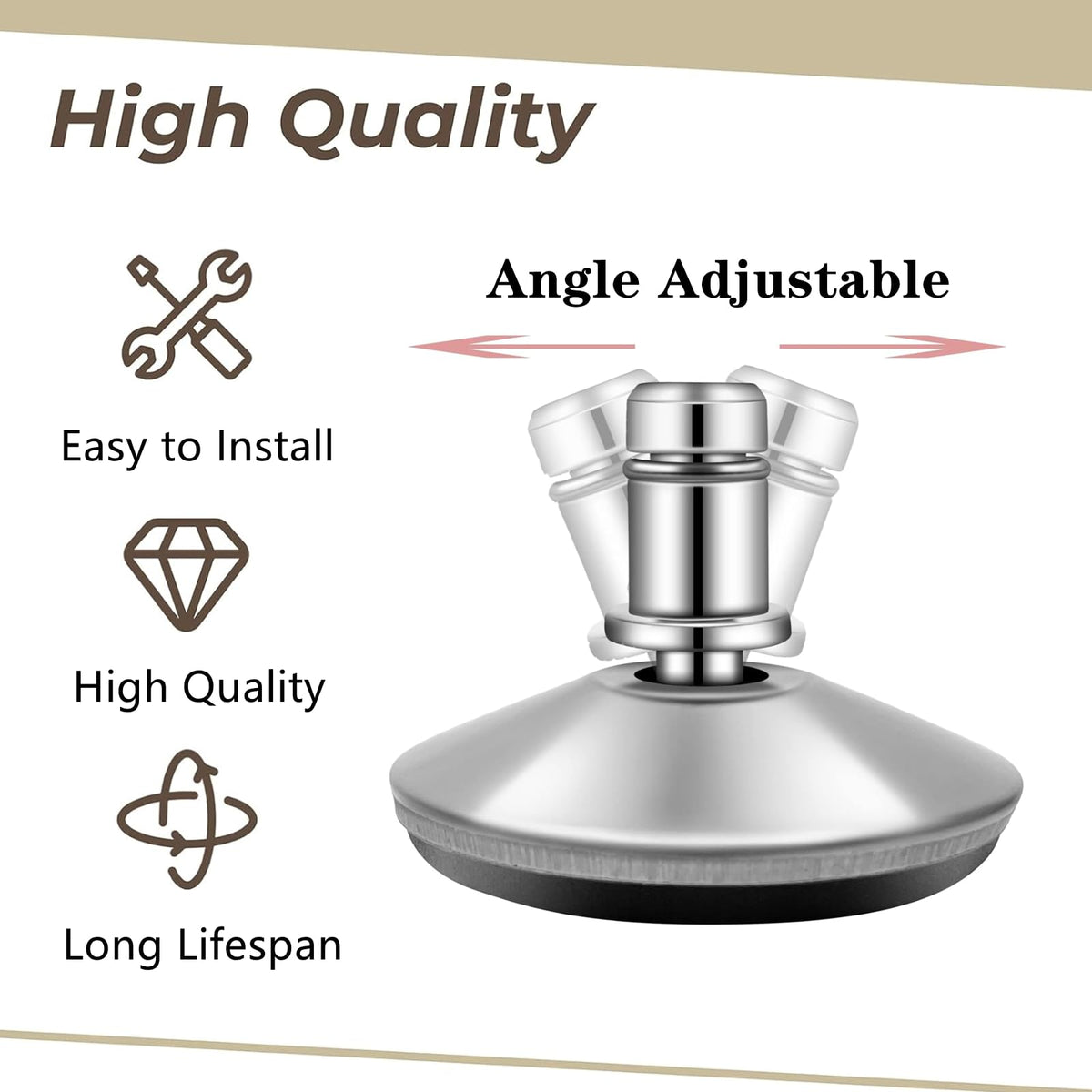 5 PCS Office Chair Wheels Sturdy Casters Anti-Slip Bell Glides
