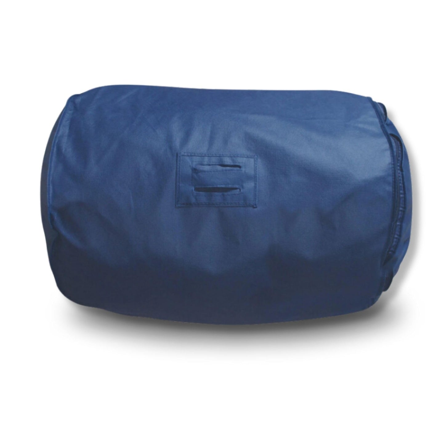 Hoesh UK Navy Double Duvet Storage Bag - Breathable Cotton Under Bed Blanket, Comforter & Quilt Holder Organizer