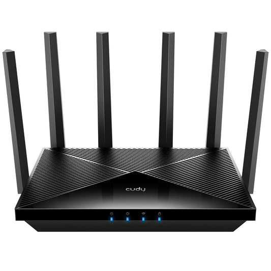 Cudy BE6500 WiFi 7 Router Dual Band Gaming Router, 2.5G Port, VPN Client and Server, Cudy APP Control, Broadcom 2 GHz Quad-Core CPU, WR6500H