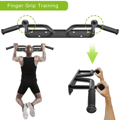 Kipika Pull Up Bar Doorway, Pull Up Bar Wall Mounted, Multifunctional Chin Up Bar, Portable Fitness Door frame Pull Up Bars For Home, Pull-Up Bars for
