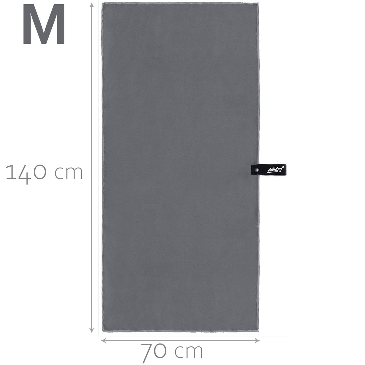 Actidry Microfiber towel - XL/L/M - 10 colors - light, quick-drying, highly absorbent - gym, sport, fitness, hiking, camping, yoga, hair, kids towels