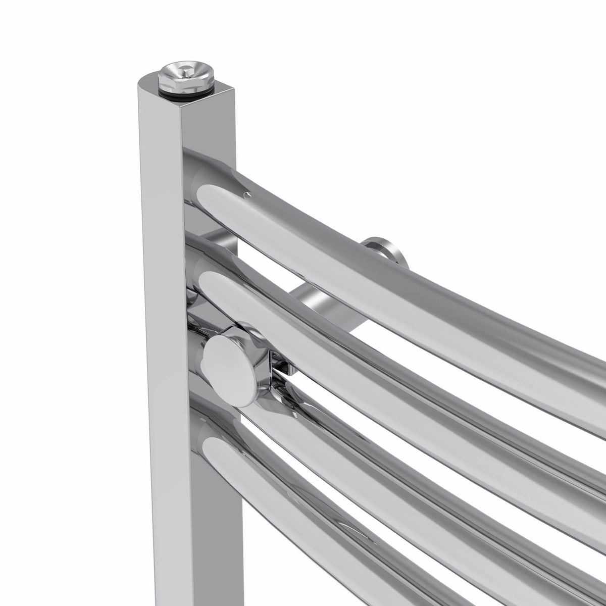 Warmehaus Curved Heated Towel Rail Chrome Radiator 1600x500mm