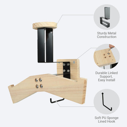 Cokritsm Wall Mount Helmet Holder with Hook