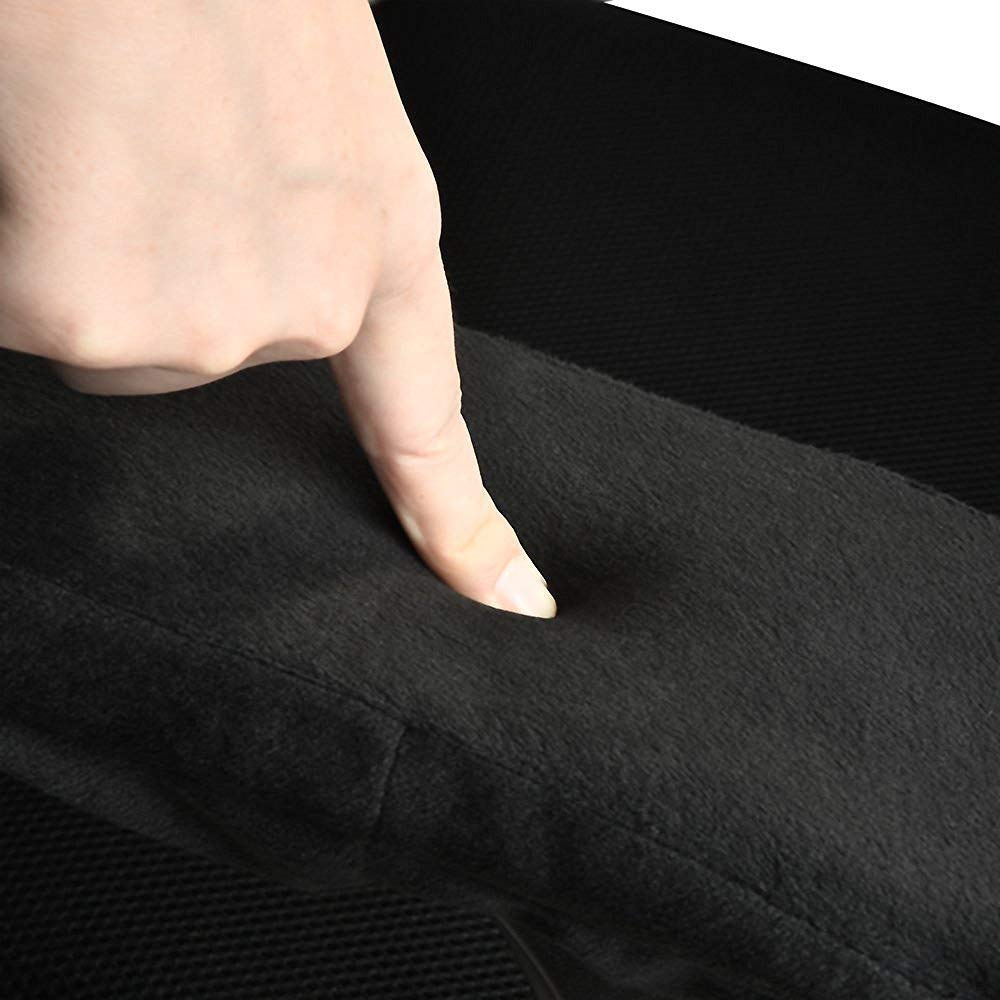 Aloudy Ergonomic Memory Foam Office Chair Armrest Pads, Comfy Gaming Chair Arm Rest Covers for Elbows and Forearms Pressure Relief