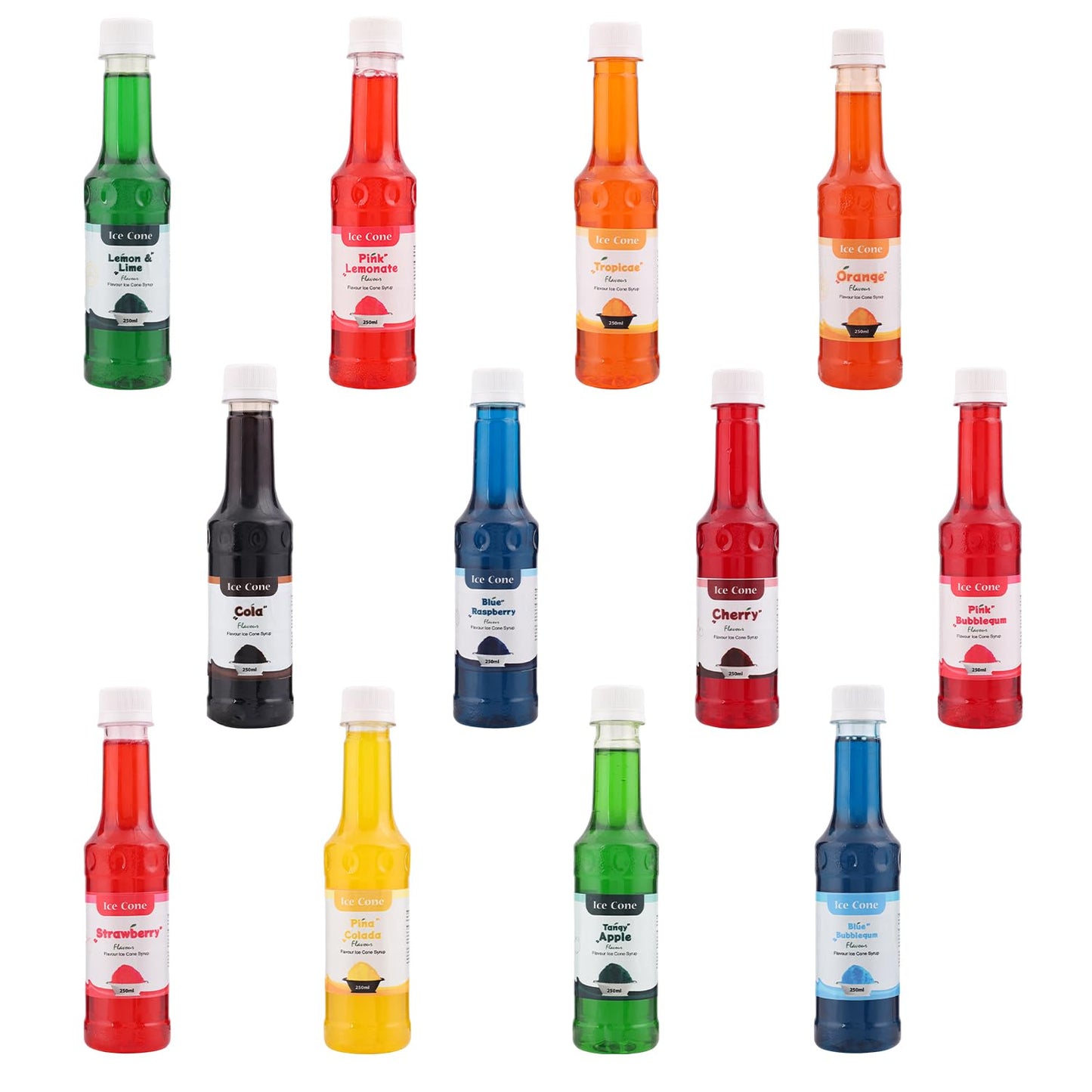 VED FLAVOURED CONCENTATE SYURP 250ML (250ml, Tropical, pink bubblegum, pina colada, cola, cherry, lemon & lime, orange, blue raspberry, tangy apple,