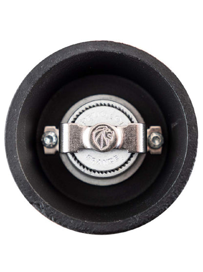 PEUGEOT - Bali 8 cm Pepper Mill - Classic Grind System - Cast Iron - Lifetime Guaranteed Mechanism - Made in France - Black Colour