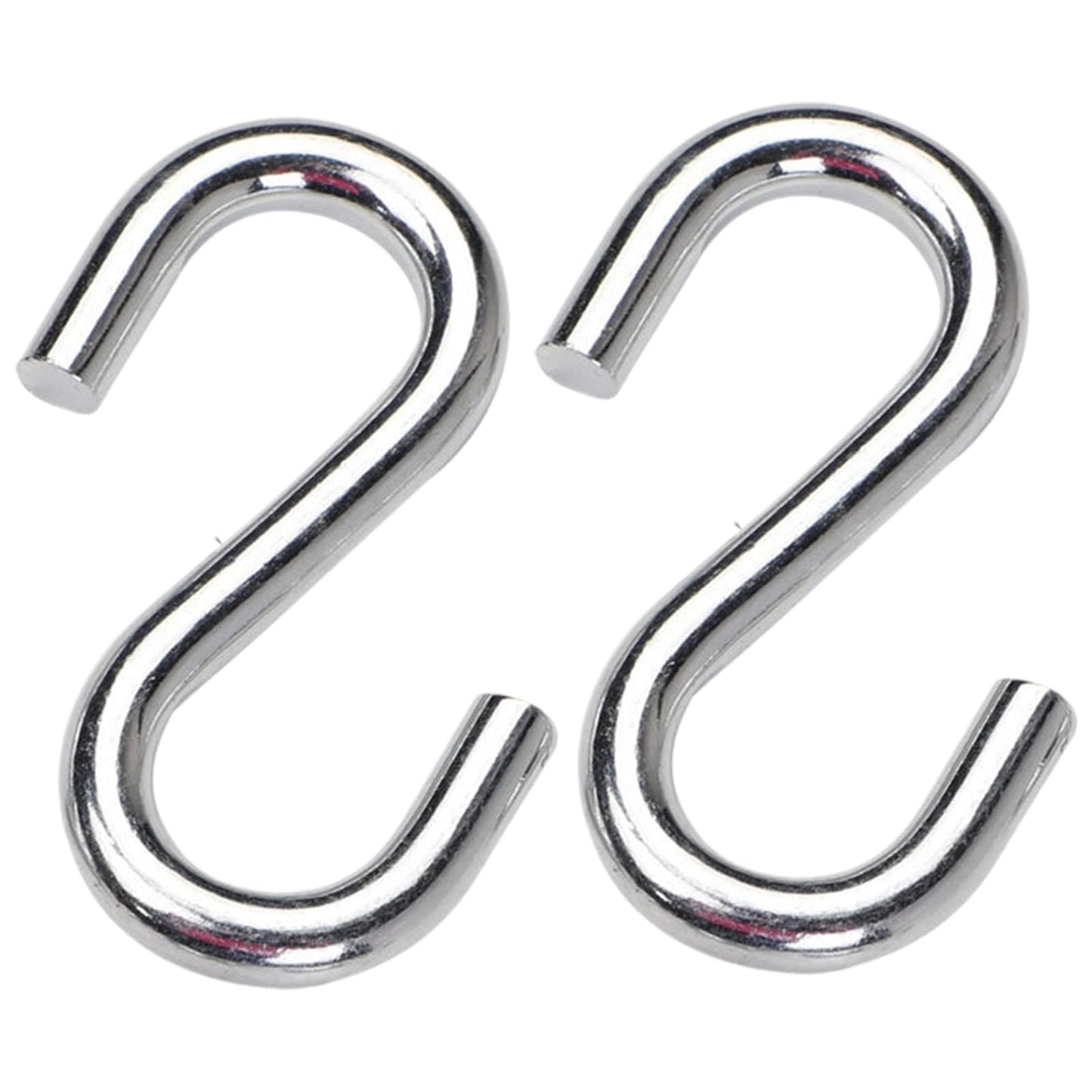 UEKPDM 304 Stainless Steel 3 - Inch S Hooks, Industrial Grade Utility Hooks for Hammock and Swing, 2 Packs