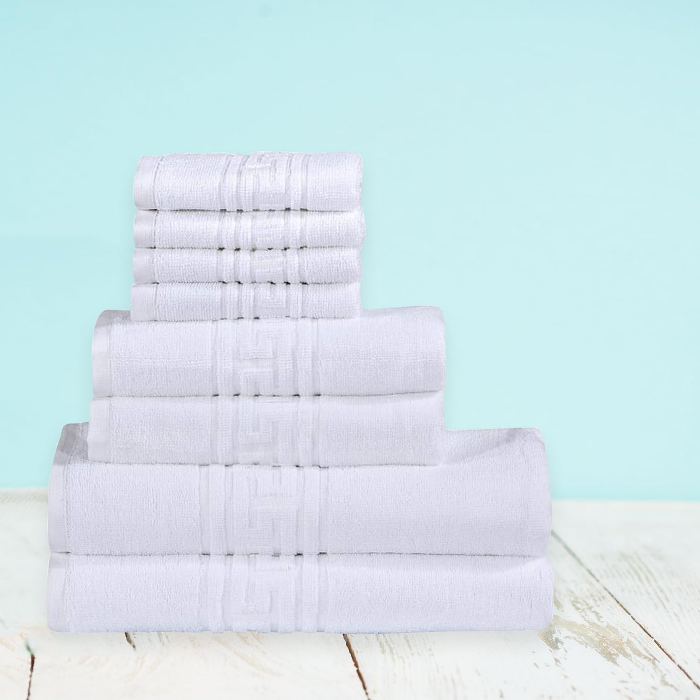 Indus Textiles Bath Sheets Large x 2-100% Egyptian Ring Spun Cotton Highly Absorbent and Soft - White