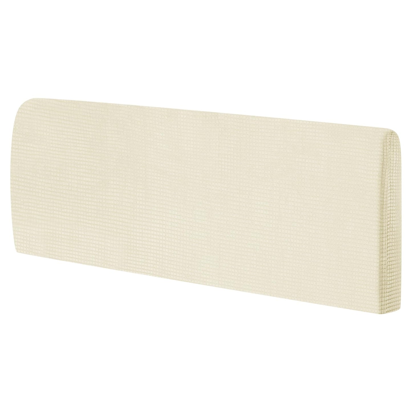 Sourcing Map Bed Headboard Slipcover, 1.5m Stretch Cover Dustproof Protector, Jacquard Furniture Cover for 1.4-1.7m Headboard, Yellow