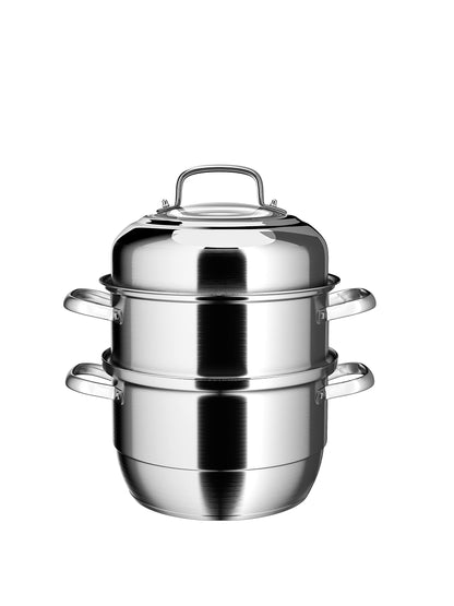 VENTION Steamer Cooking 34cm, 3 Tier Steamer, Large Steamer for Induction Hob