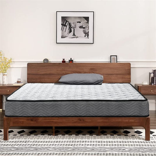 Good Nite Small Double Mattress 4FT Memory Foam Spring Breathable and Medium-Firm Feel Hybrid Mattress Fireproof Fabric Soft and Skin-Friendly 120 x