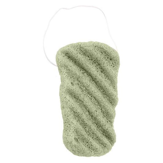 Konjac Sponge Set, Body Sponge Natural Long Wave Type Big Size Body Konjac Wash Face Flutter Facial Body Care Sponges for Body & Facial Sponge Deep