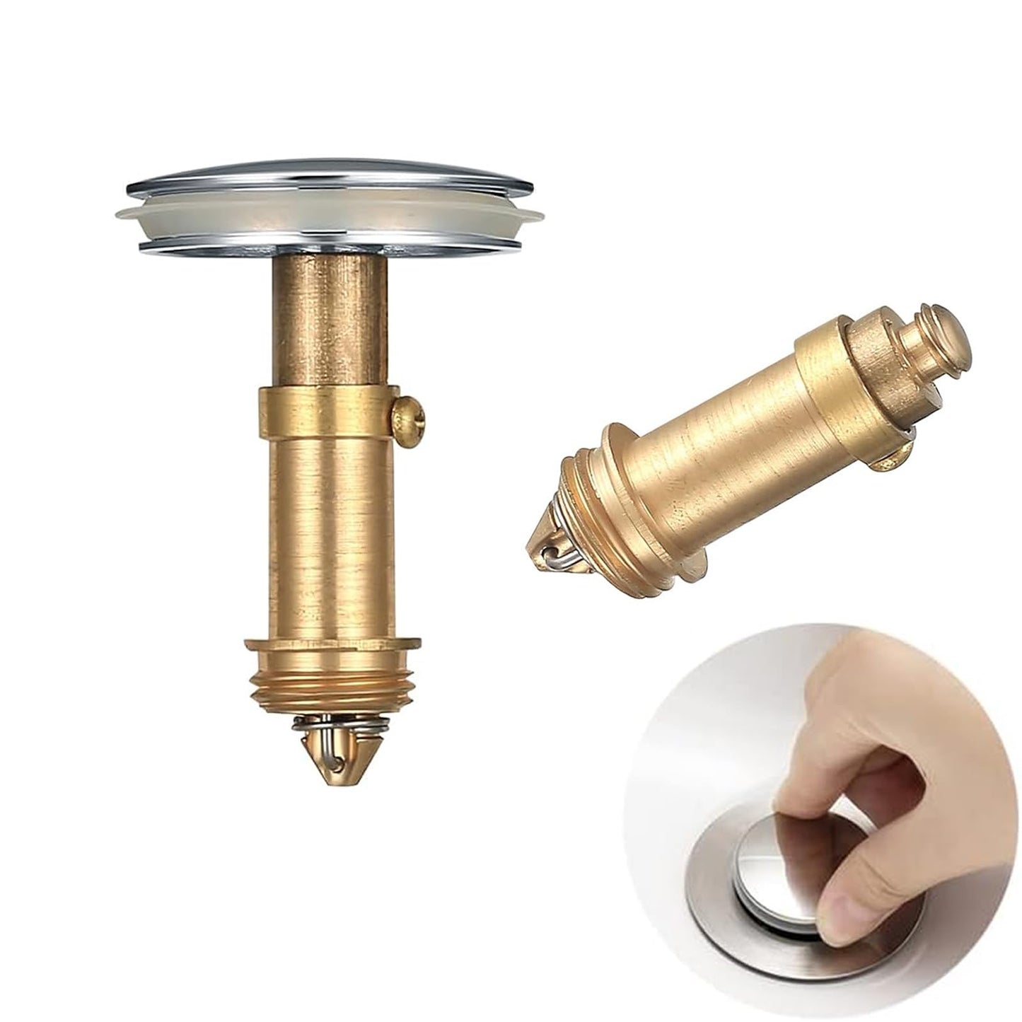 Ideal Swan 35mm Pop Up Sink Plug Replacement, Universal Basin Sink Plugs