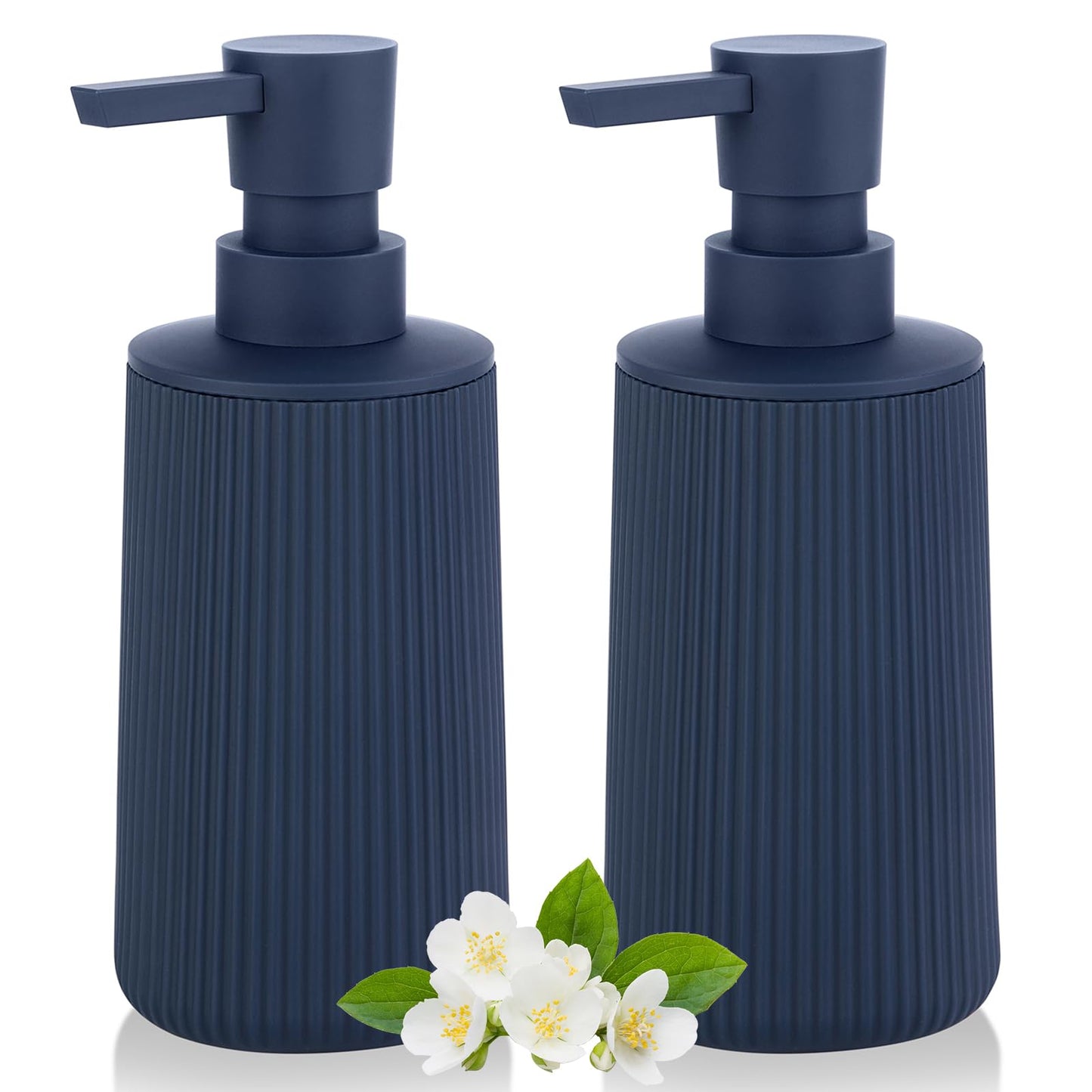 Hand Soap Dispenser Bathroom Blue Soap Dispenser Kitchen Sink 2 Pieces