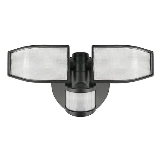 2 Pack of Xtralite NiteSafe X2 Twin Security LED Floodlight, Motion Activated, Wireless Battery Operated with Adjustable Heads, IP44, 400 Lumens