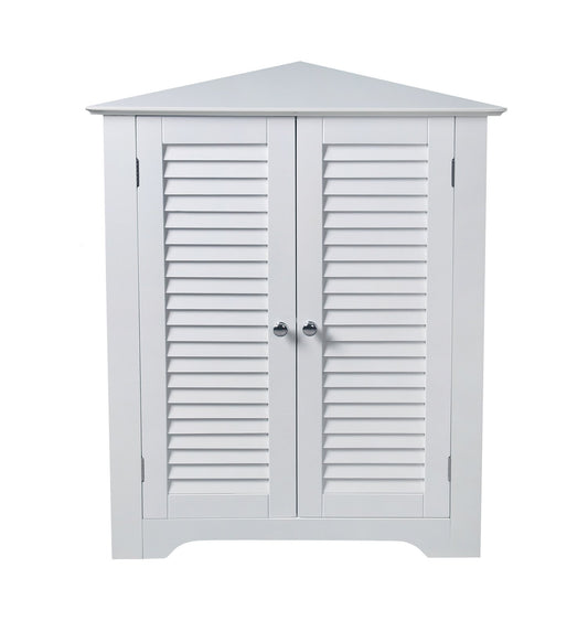 ASPECT Odense Bathroom Corner Storage Cabinet, White
