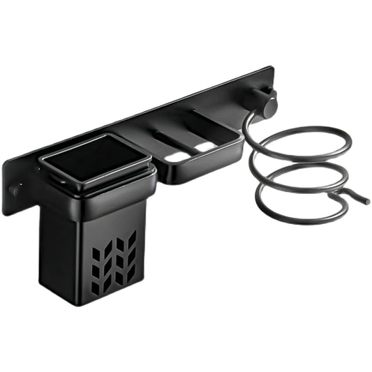 AONEDAY Hair Dryer Holder Hair Straightener Holder Hairdryer Holder Wall Mounted with Holes Rack for Bathroom Bedroom Hair Salons