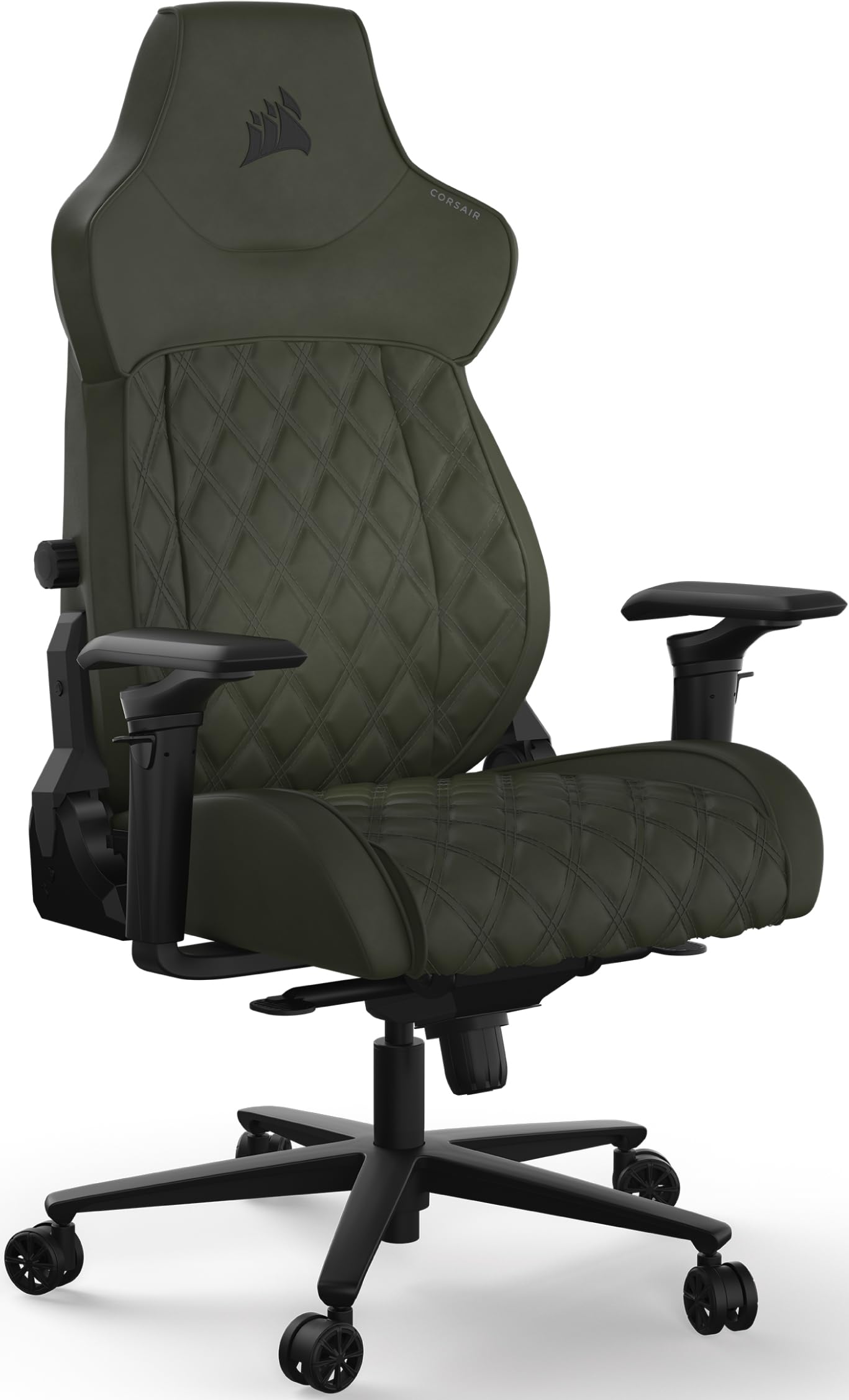Corsair TC500 LUXE Gaming Chair – Premium Breathable Fabric – Wide Seat – Five-Way Adjustable Armrests – Adjustable Built-In Lumbar Support