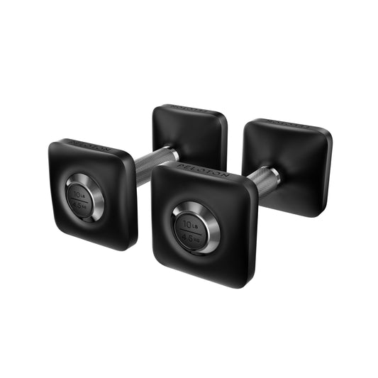 Peloton Unisex Dumbbells Weights, Black, 4.5 kg UK