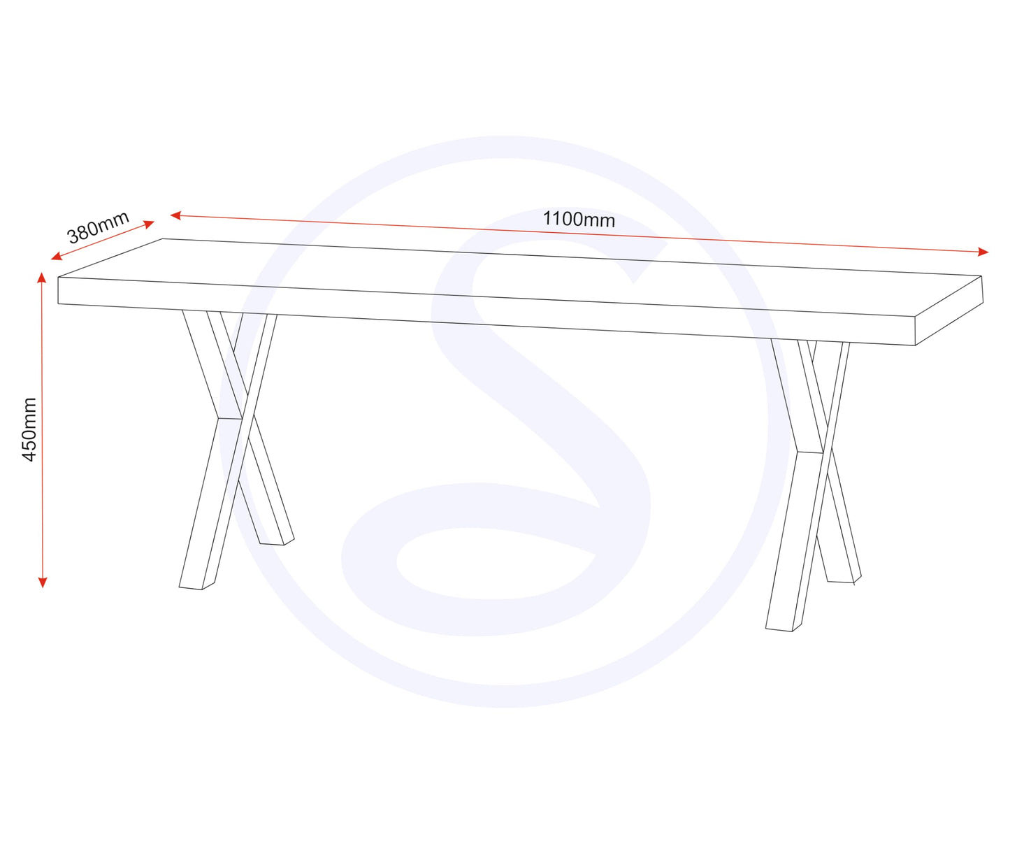 Seconique Buxton Dining Bench Set In Light Oak Effect/Black
