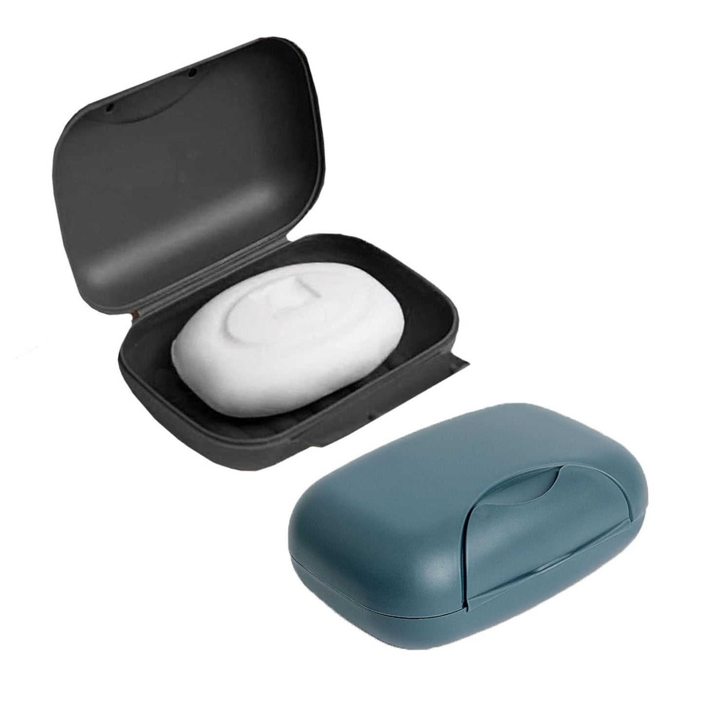 2Pcs Travel Soap Case Soap Bar Travel Dish with Lid Waterproof Leakproof Box Container Holder Closable Holder Portable Dish for Shower