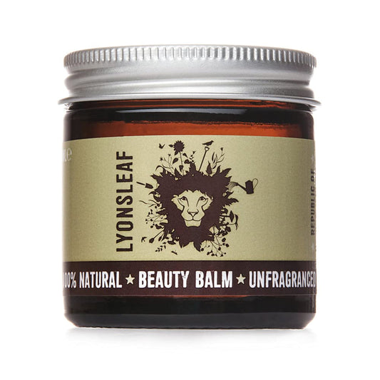 Lyonsleaf 100% Natural Beauty Balm - Balm Cleanser and Moisturiser in one - Hot Cloth Cleanser - Oil Cleansing Method (Unscented - Suitable For Very