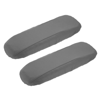sourcing map Chair Armrest Slipcovers Covers, 32 x 8cm Polyester Removable Seat Hand Rest Protector for Office Chairs Desk ChairGray