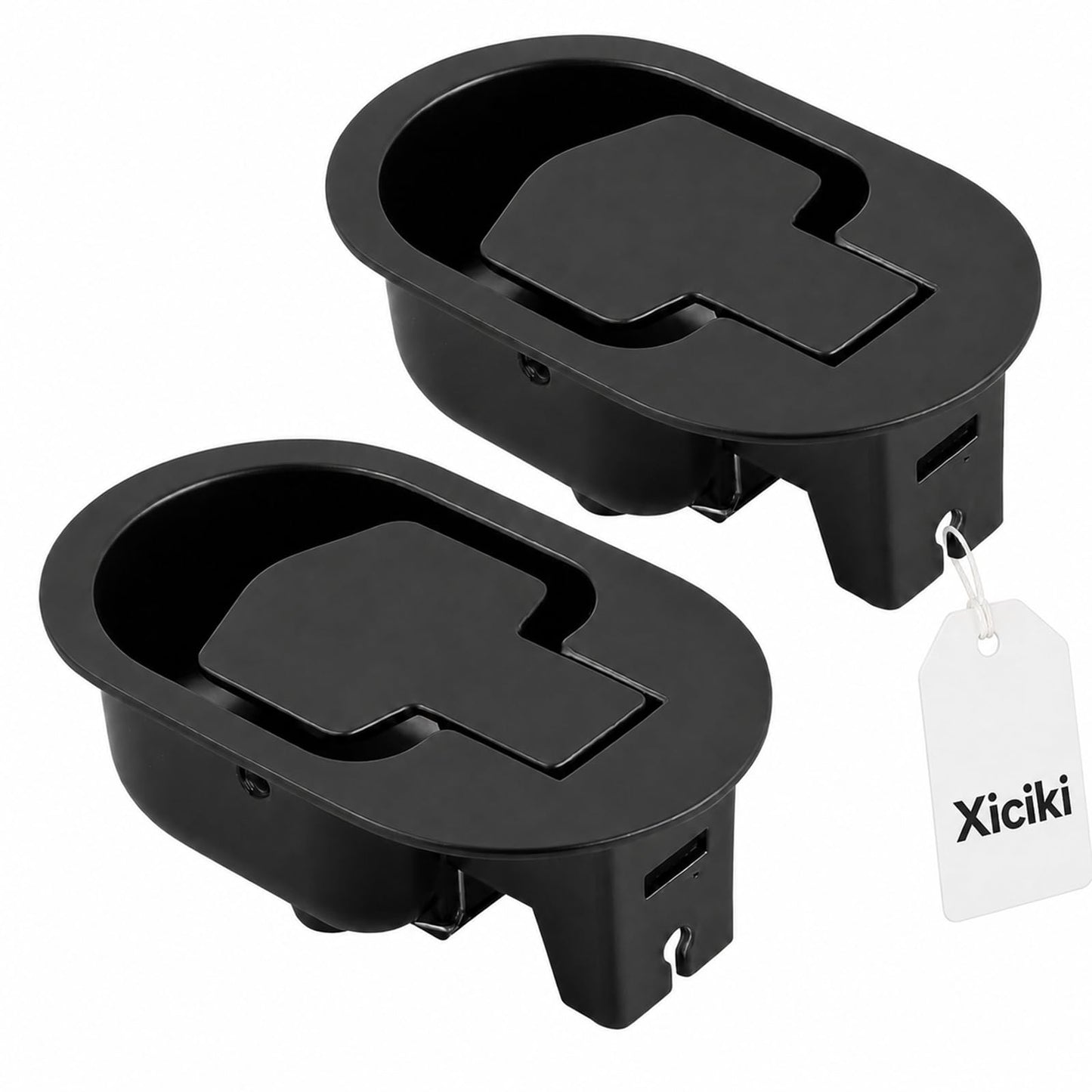Xiciki 2PCS Recliner Chair Parts, Universal Recliner Release Pull Handle Replacement Parts Aluminum Metal Couch Style Pull Chair Release Handle for