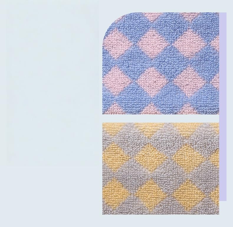 ISABELLA MOON 2PCS Children's Facial Towel, Kids Washcloth Towels, Cotton Kids Face Towels, Cute Kitty dog Hand Towel Set