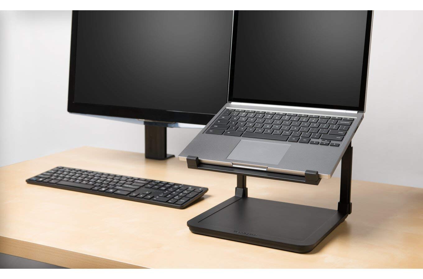 Kensington Laptop Riser - Ergonomic Laptop Stand for Home Office (up to 15.6 inch) with Anti-Skid Design, Security Slot and SmartFit System