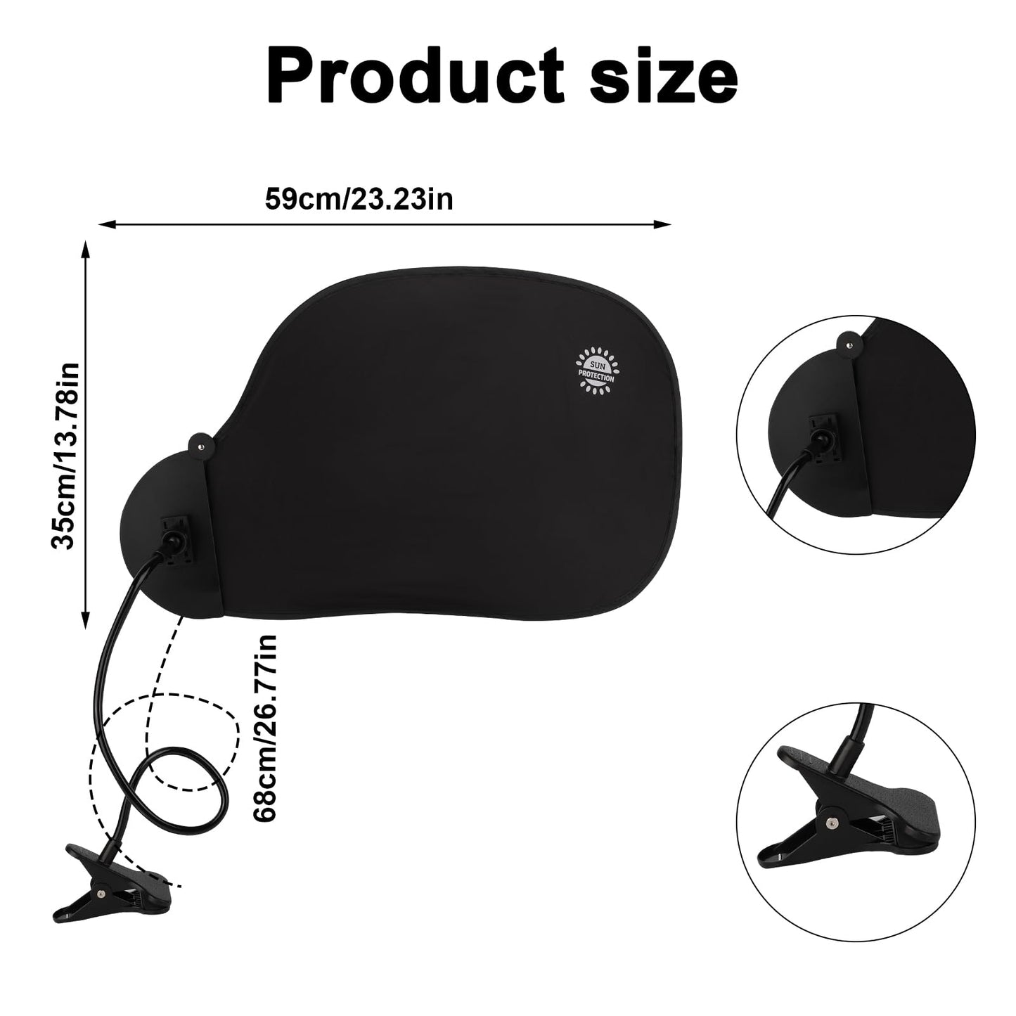 Office Cubicle and Desk Shade, Adjustable Desk Shade to Block Overhead Light Cover Office Supply for Privacy Glare Reduction Comfortable Essential