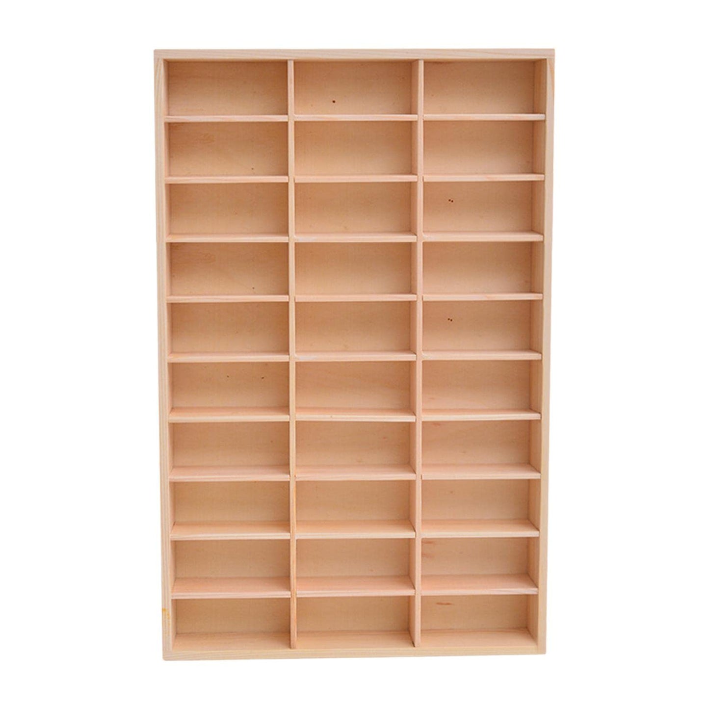 Perfeclan Wooden Wall Mounted Display Cabinet Trinket Shelf Display Case Wall Hanging Unit Souvenir Organiser Minifigure Display Case for