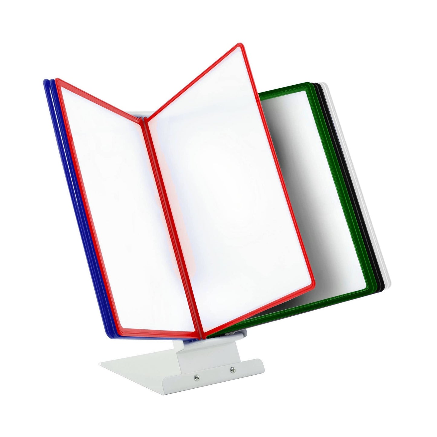 Leviatan Multi-Coloured Display Board Table Stand - Table Display System With 10 Panels