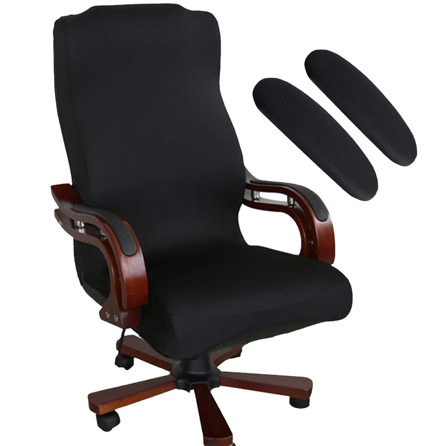 FYTXSZ Stretchable Office Chair Covers Set with Armrest Covers - Universal Fit for Gaming, Desk & Ergonomic Chairs | Durable, Machine Washable