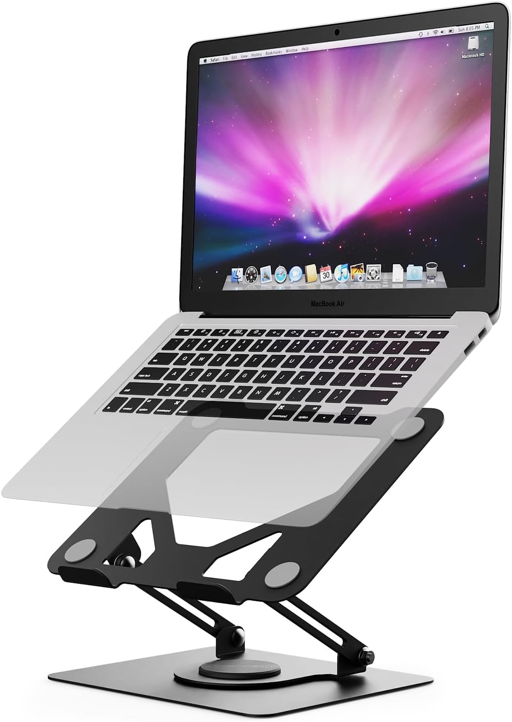 GRIFEMA Laptop Stand for Desk, 360 Swivel Adjustable Height Laptop Stand