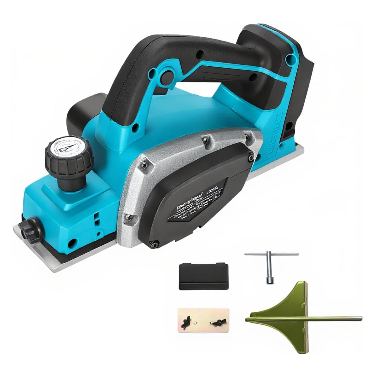 Cordless Electric Hand Planer Compatible with Makita 18V Battery,Tool Only-Brushless Motor 3-1/4-Inch Powerful Electric Hand Planer for Wood