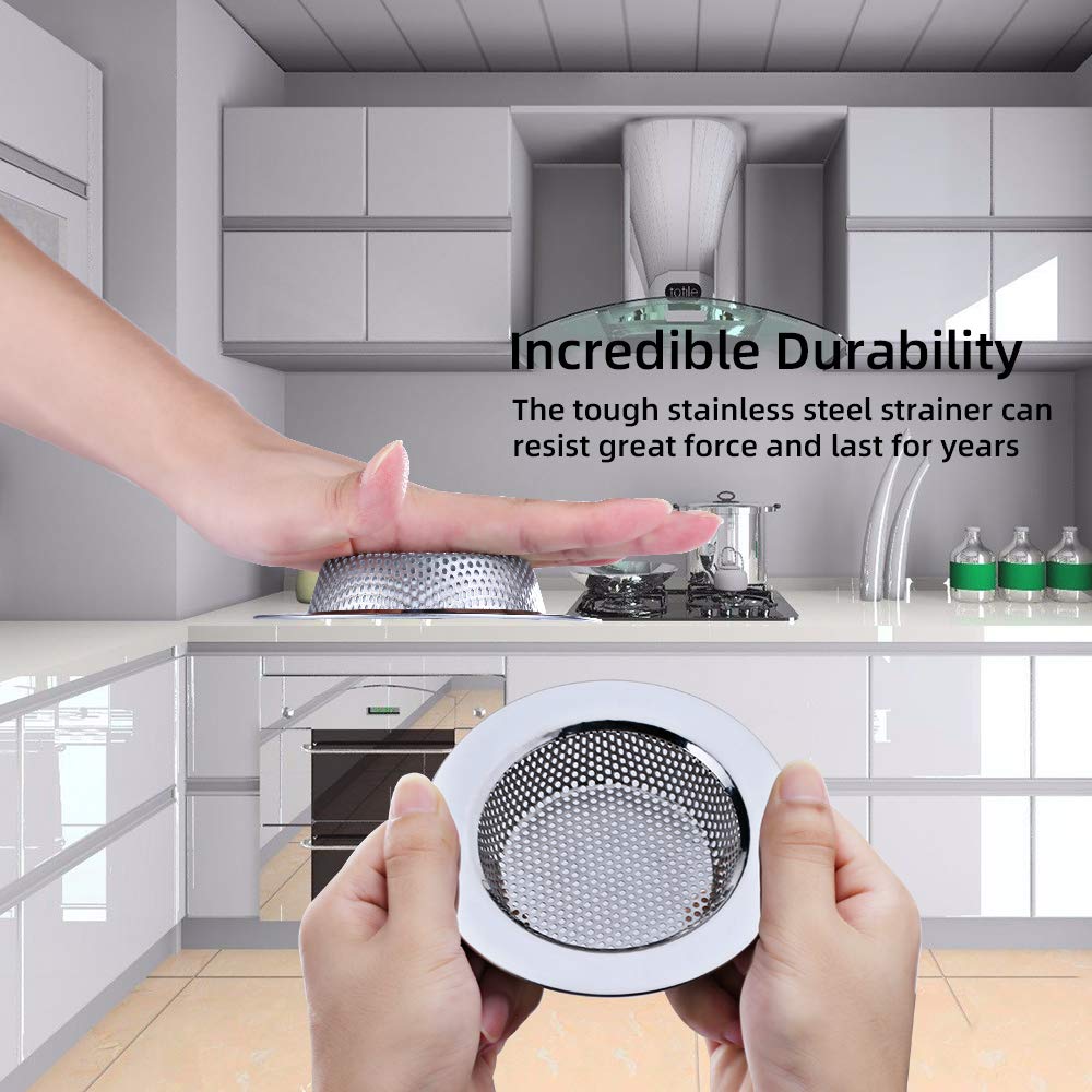 Yizhet 2PCS Kitchen Sink Strainer 7.5cm/2.95 inch
